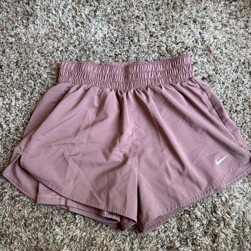 Womens Nike Dri-Fit running shorts.